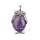 Newest Amethyst Pendant Owl Healing Alloy Pendulum Necklace for Gifts